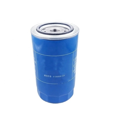 Carta di ferro e di filtro, filtro per olio di lubrificante per motori di escavatori, ricambi 612600010239