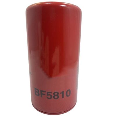 BF5810 23518482 Parti di escavatore Filtro del carburante con dimensioni standard e carta filtrabile in ferro