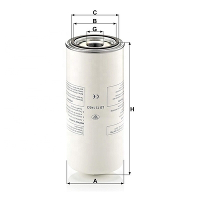Elemento di filtro del separatore di olio d'aria LB131453 P782909 A10525274 per parti di compressori a vite