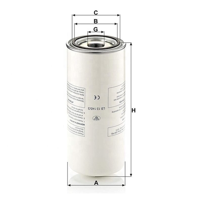 140*305mm Separatore di olio d'aria Elemento filtro per compressore a vite LB131453 P782909 A10525274