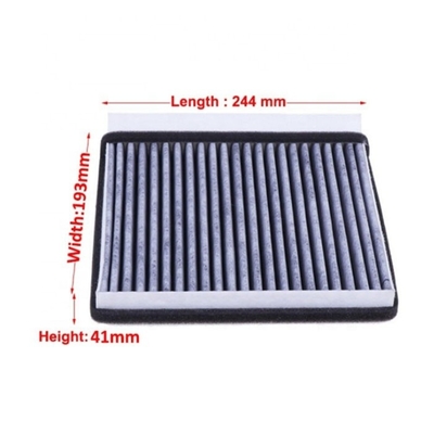 244*193*41mm elemento filtro aria per autoveicoli pesanti OE NO. 10365455