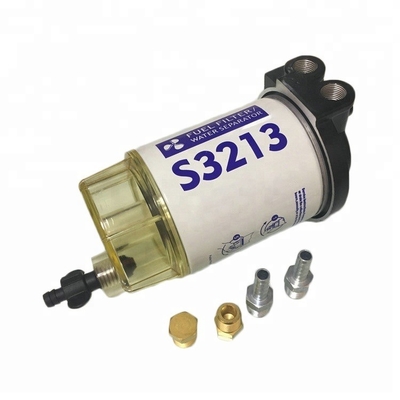 Supporto online 3/8&quot; Filtro del carburante Separatore dell'acqua del carburante S3213 Per 35604941