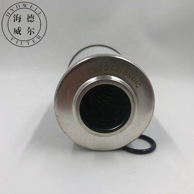 Lavori di costruzione Cartuccia idraulica Elemento filtro olio 0160D020BN4HC 0160D010BN4HC