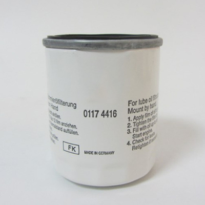 Hydwell 01174416 Parti del motore del camion Elemento filtro dell'olio per la manutenzione dell'escavatore