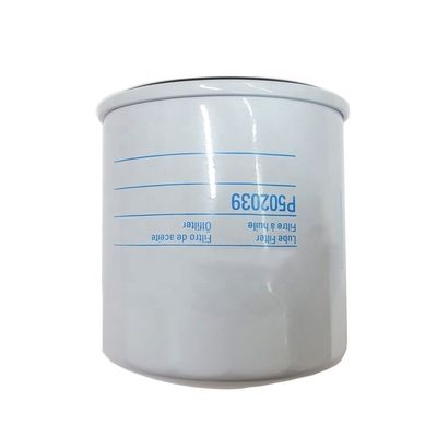 Filtro di olio di lubrificante per la rotazione del motore p502039 per una migliore protezione del motore