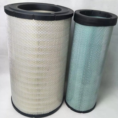 Modello di camion Elemento di filtro dell'aria del camion P958209 P958208 per 3754302 Parti di motore di escavatore