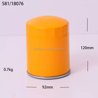OE NO. 581/18076 Parti di motori per camion Hydwell Spin-On Lubrificante per filtri d'olio SO 11020 58118076 581/18076