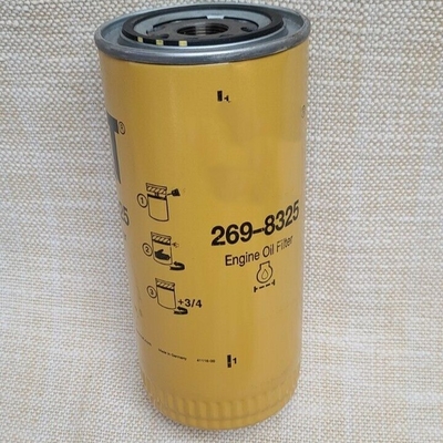 93*200mm Parti di motore di escavatore Elemento filtro olio lubrificante a rotazione con n.O.O. 269-8325