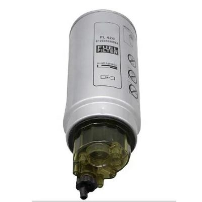 P550778 Filtro per separatore di acqua e carburante per trattori PL270 PL420 Carta filtrabile ferro