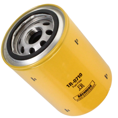Filtro di combustibile per escavatori 1R0710 con numero di riferimento 1R-0710 e carta filtrabile