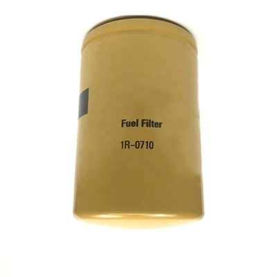 Filtro di combustibile per escavatori 1R0710 con numero di riferimento 1R-0710 e carta filtrabile