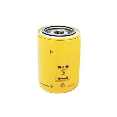Filtro di combustibile per escavatori 1R0710 con numero di riferimento 1R-0710 e carta filtrabile