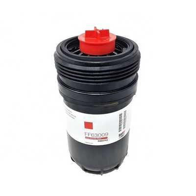 Elemento di filtro del carburante di nuova progettazione FF63009 5303743 FS43257 per parti di motori di escavatori